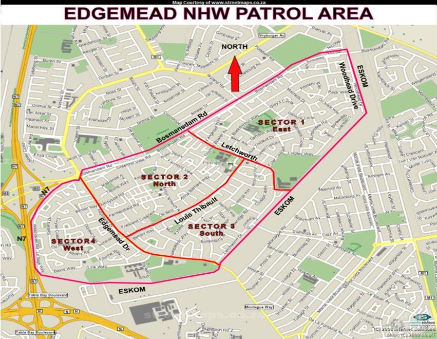 Edgemead Neighbourhood Watch Patrol Area